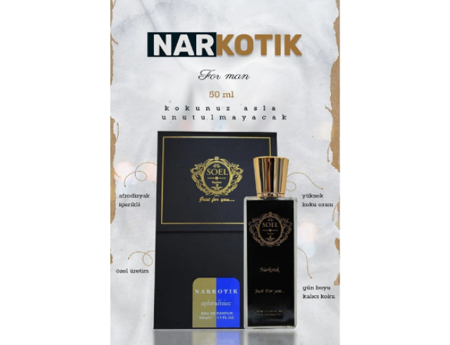 Soel Parfüm Narkotik Edp 50 ml Erkek Parfüm Afrodizyak Etkili